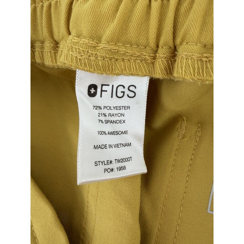 FIGS Yola Scrub Pants Light Gold Womens Size Small/Tall Style# TW2000T PO# 1956 - Picture 8 of 8